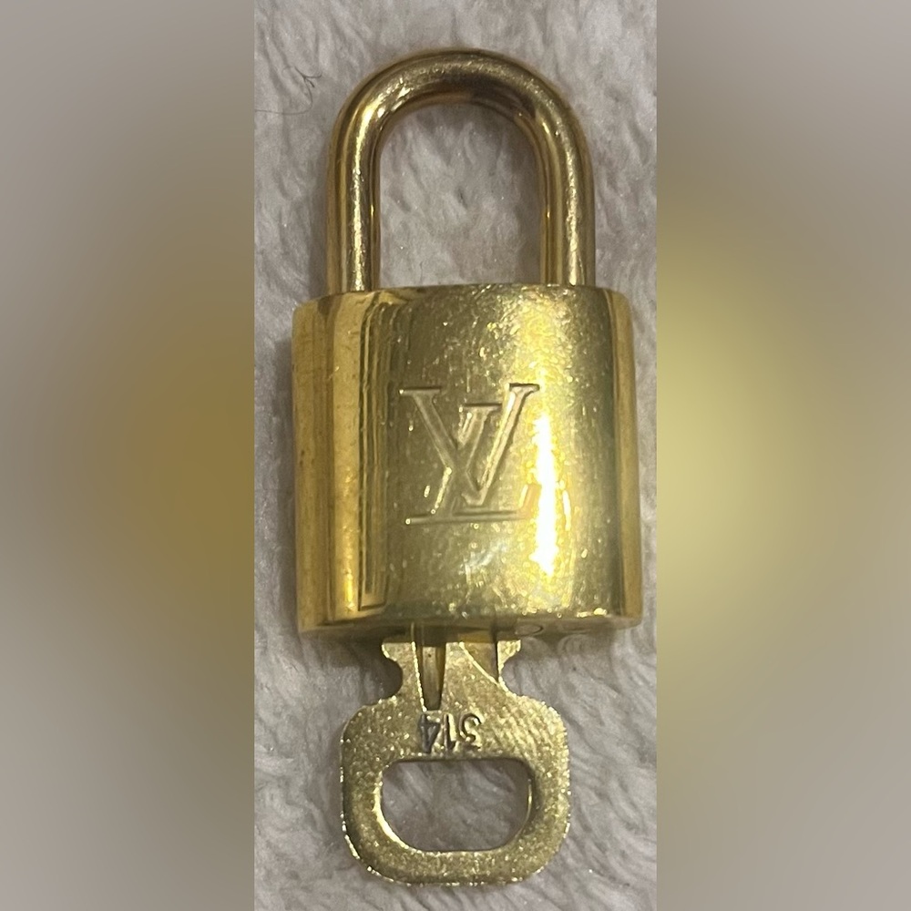 Louis Vuitton padlock and key